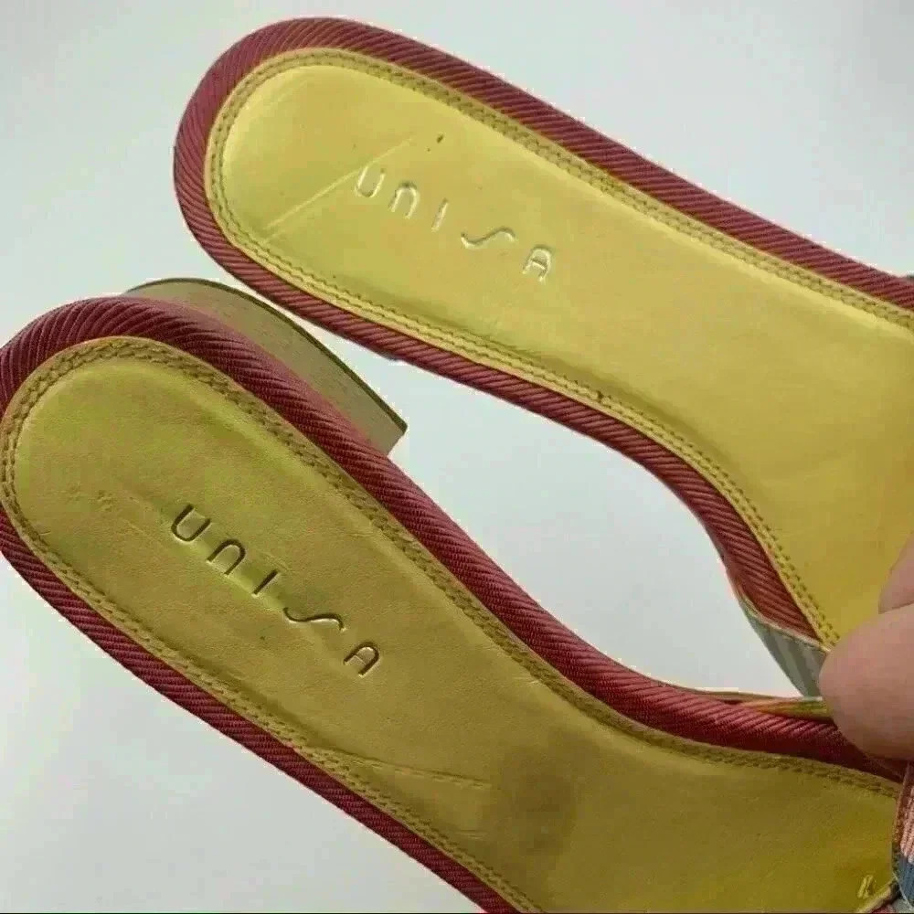 Unisa sandals size 6 Carissa multicolored preppy - Picture 11 of 14